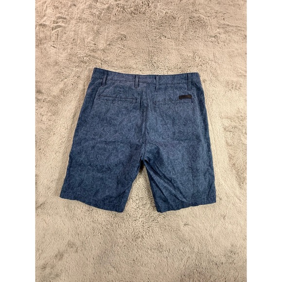 AG Adriano Goldschmied Griffin Relaxed Shorts Mens Sz 34R Blue Vacation Pattern - Picture 7 of 9